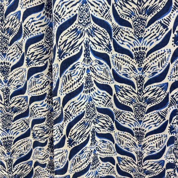 Lilly Pulitzer Bal Harbour Wide Leg Linen Palazzo Pants A Mermaids Tail print. - Picture 3 of 4